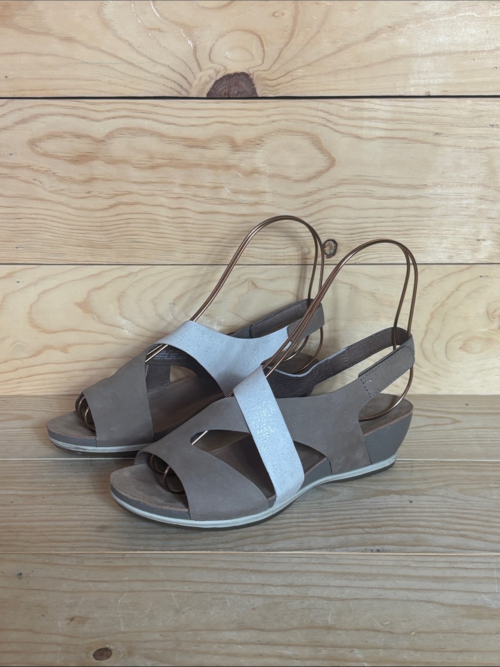Dansko Vicky slingback low wedge sandals size 37